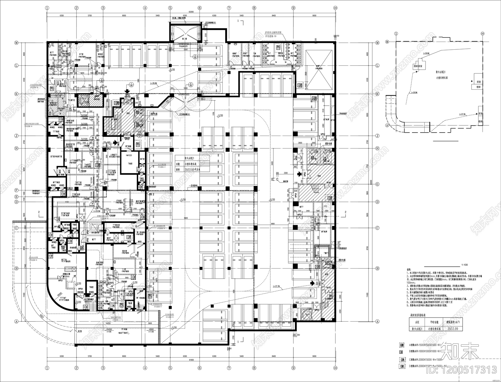 现代医院建筑cad施工图下载【ID:1200517313】