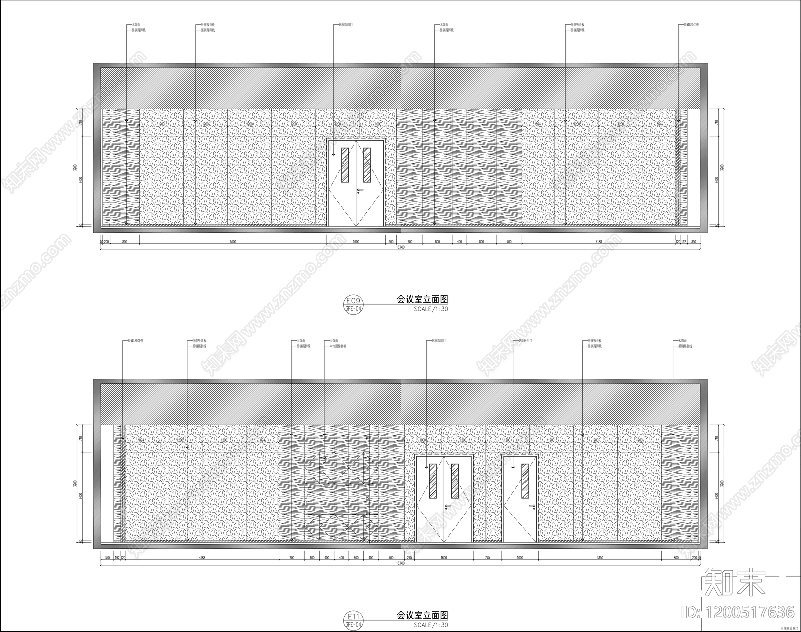 现代医院cad施工图下载【ID:1200517636】