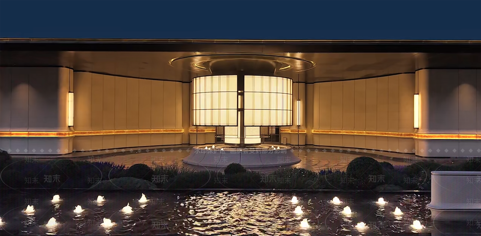 现代售楼处建筑SU模型下载【ID:1200524096】