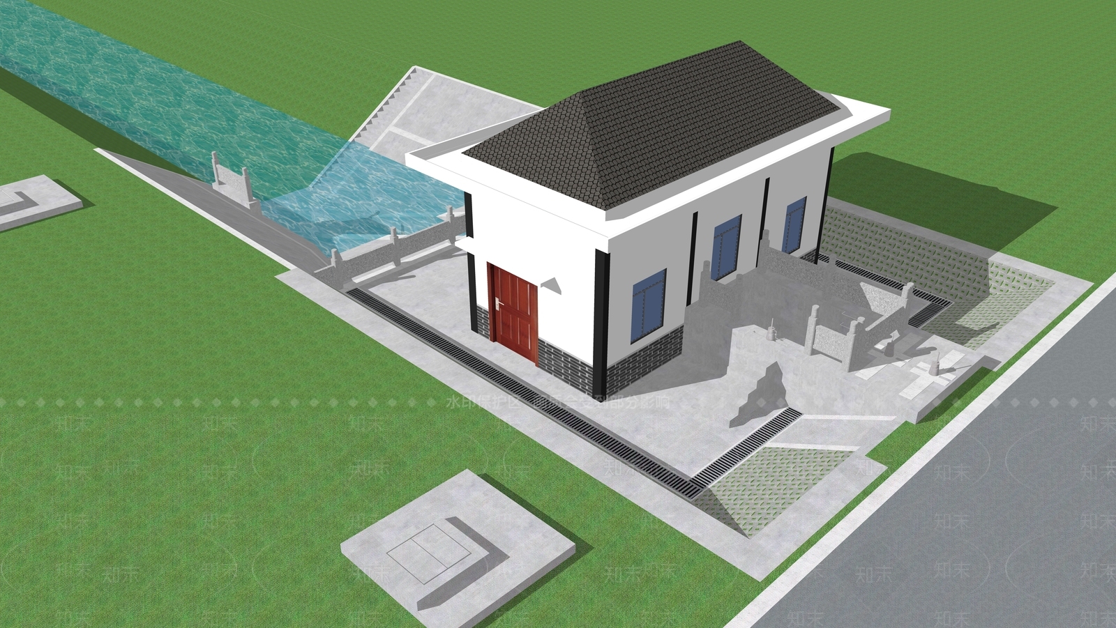 现代其他农业建筑SU模型下载【ID:1200520526】