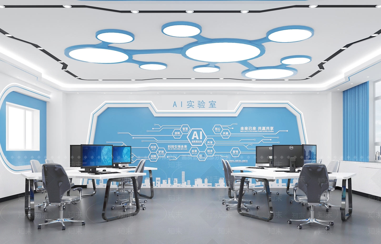 现代实验室3D模型下载【ID:1200523481】