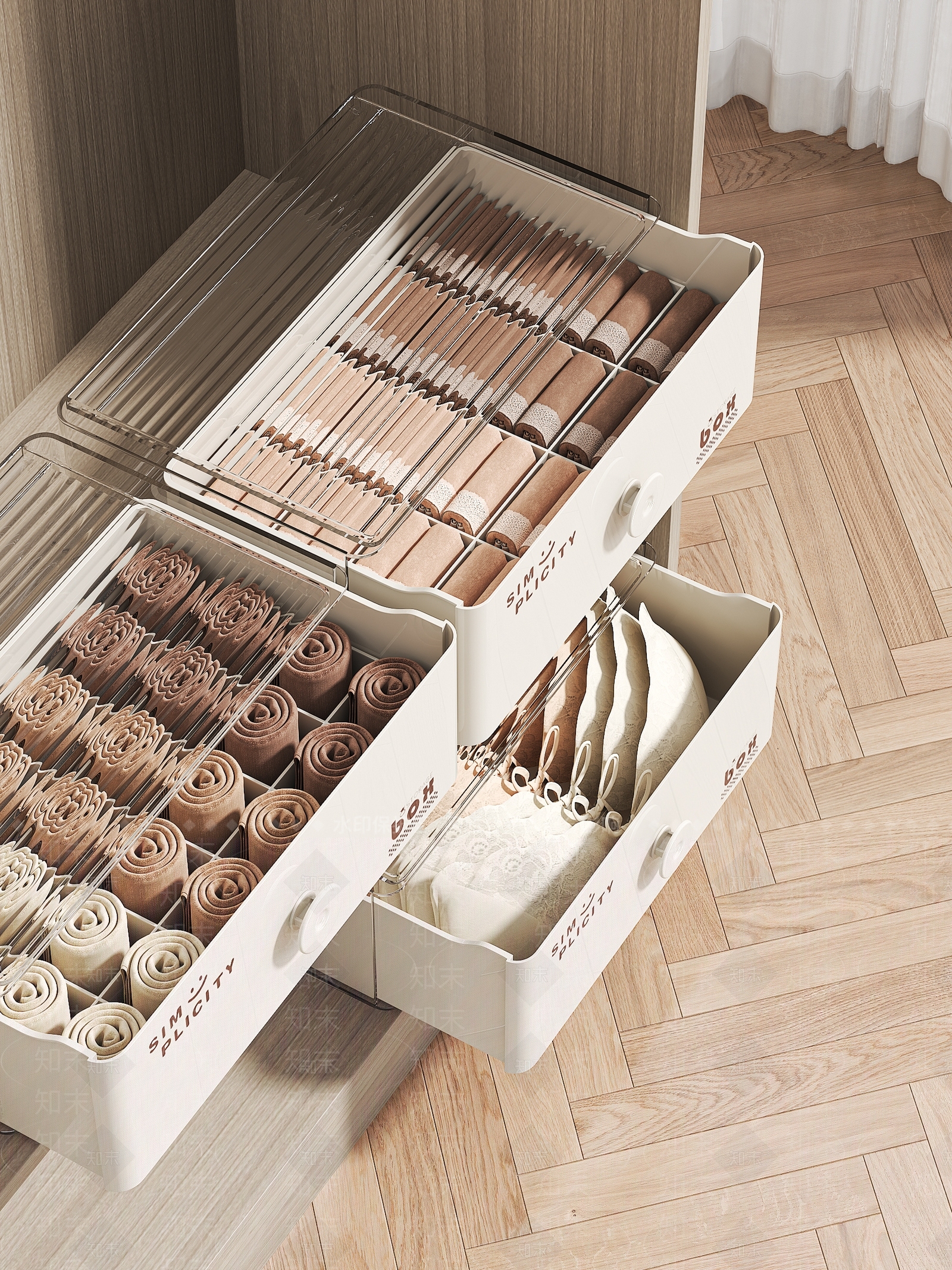 现代衣柜3D模型下载【ID:1200521709】