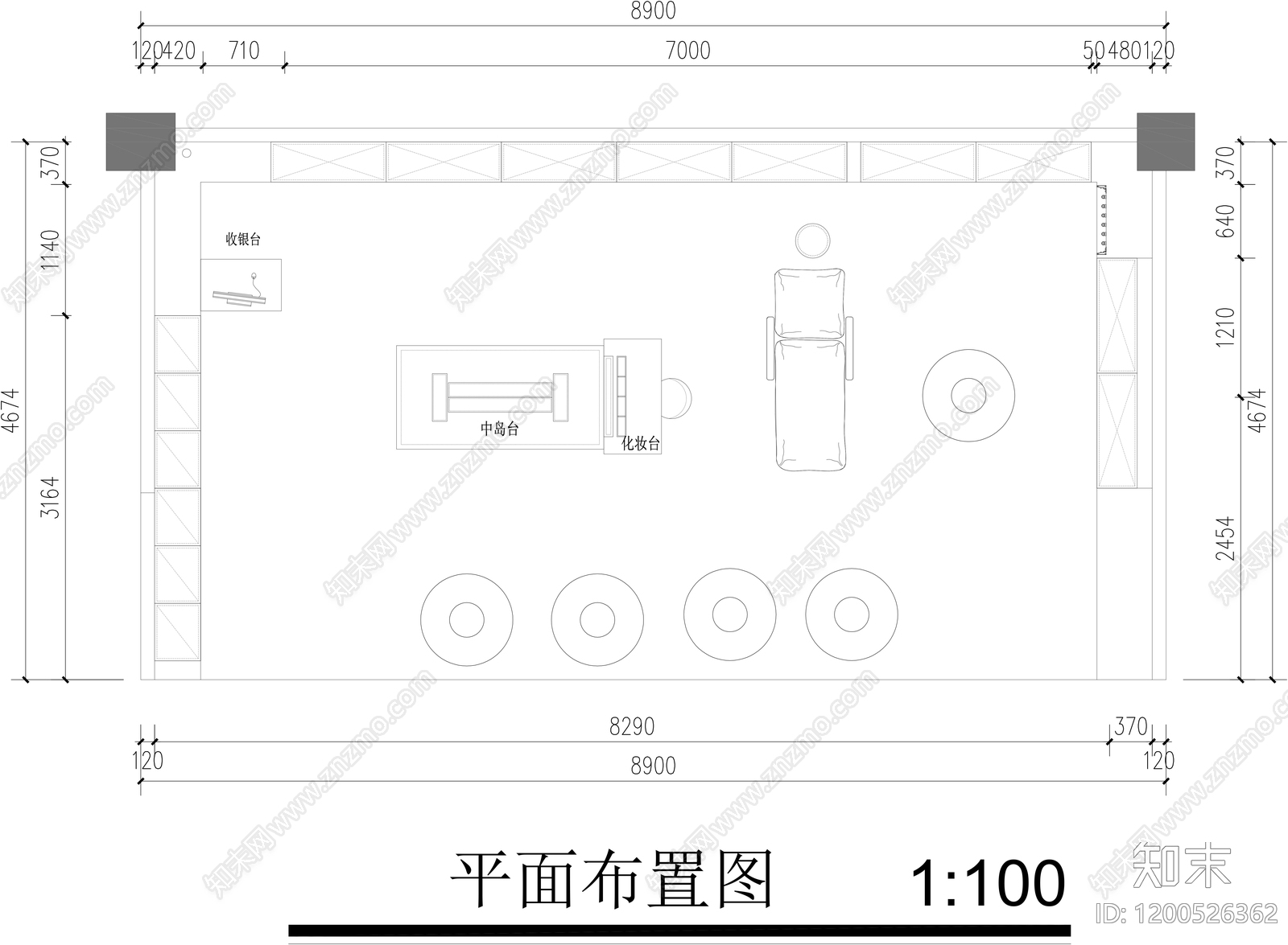 现代其他商业空间cad施工图下载【ID:1200526362】