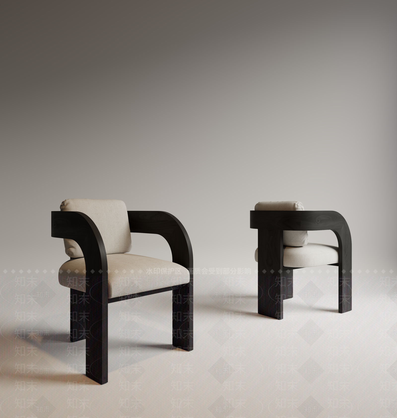 餐椅3D模型下载【ID:1200528293】