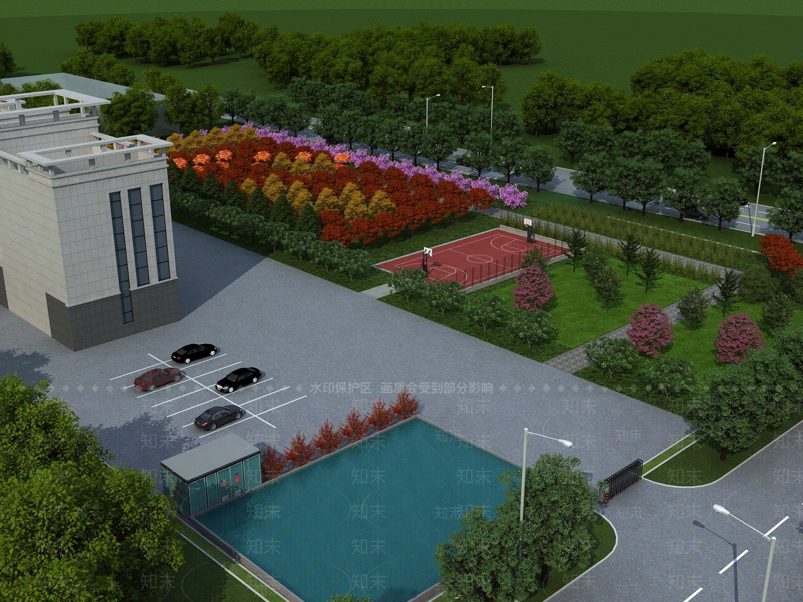现代办公楼3D模型下载【ID:1200536657】