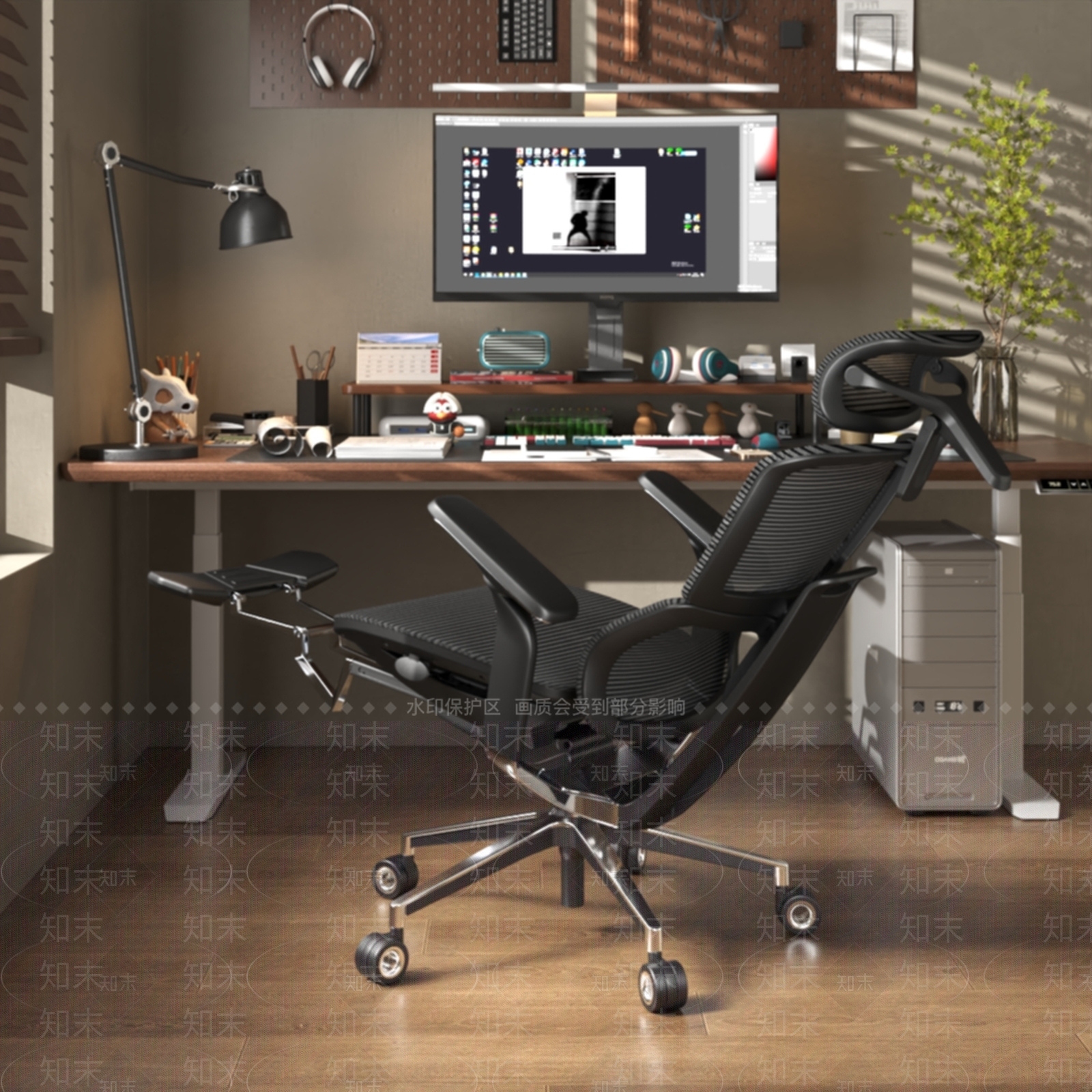 现代办公椅3D模型下载【ID:1200537469】