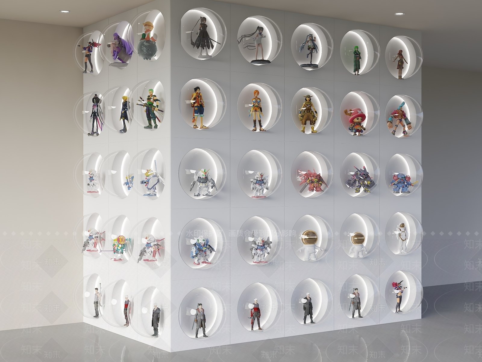 展柜SU模型下载【ID:1200541562】