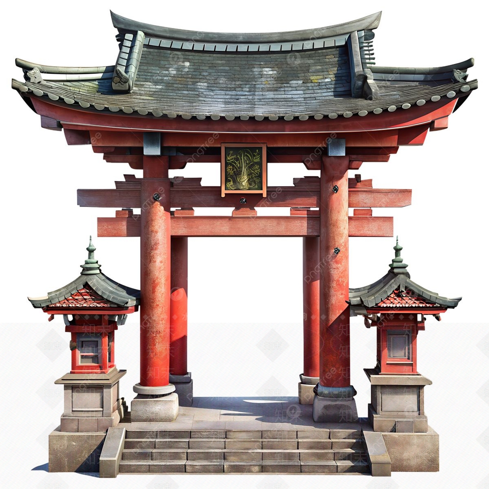 中式古建3D模型下载【ID:1200544436】