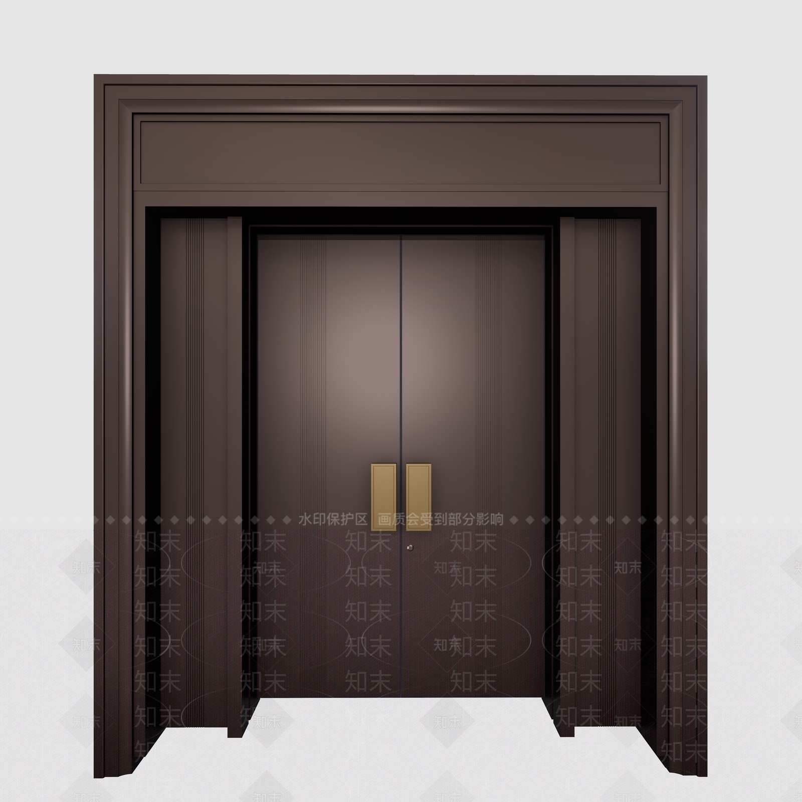 现代双开门3D模型下载【ID:1200548008】