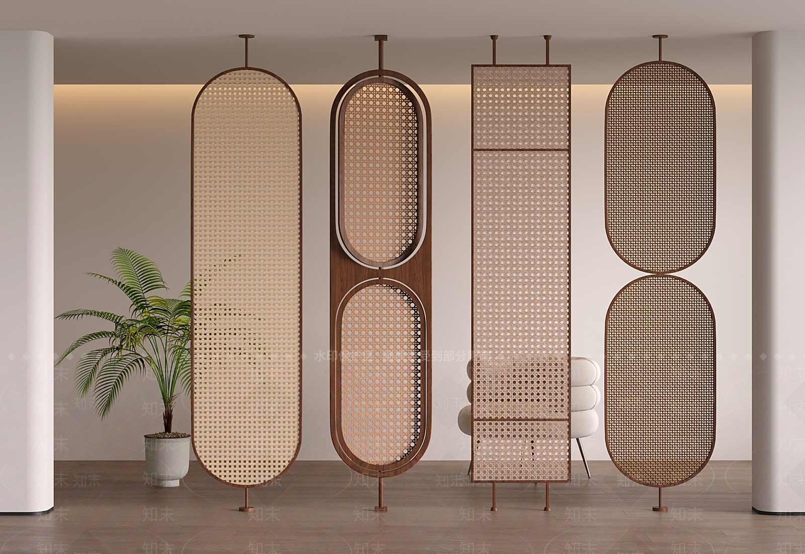 中古隔断SU模型下载【ID:1200548304】