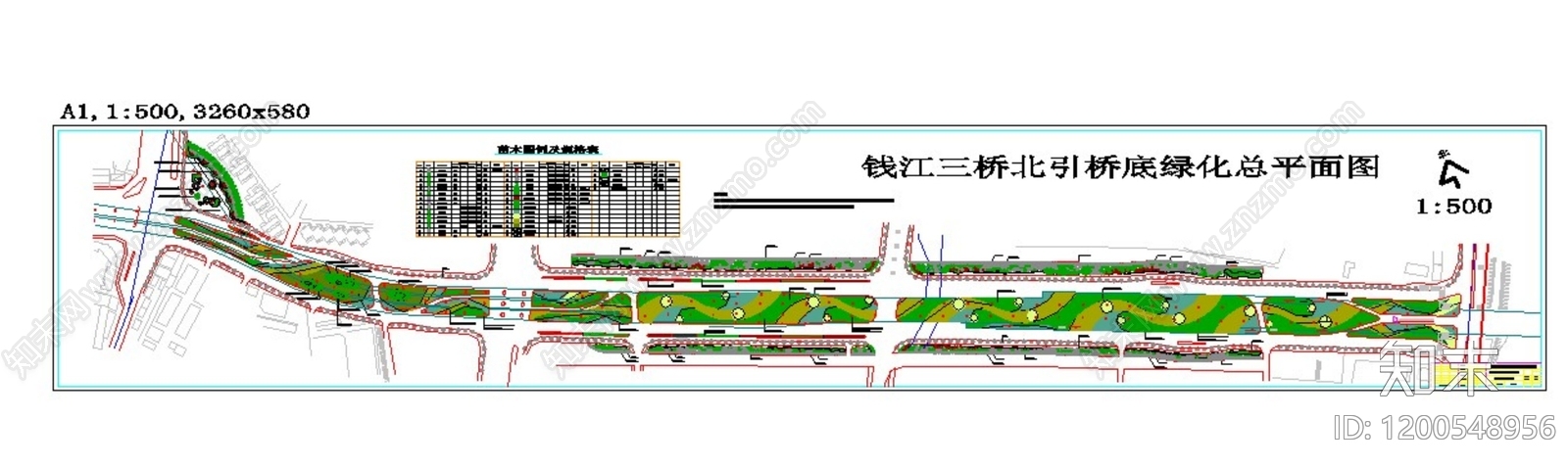 桥梁通行景观cad施工图下载【ID:1200548956】