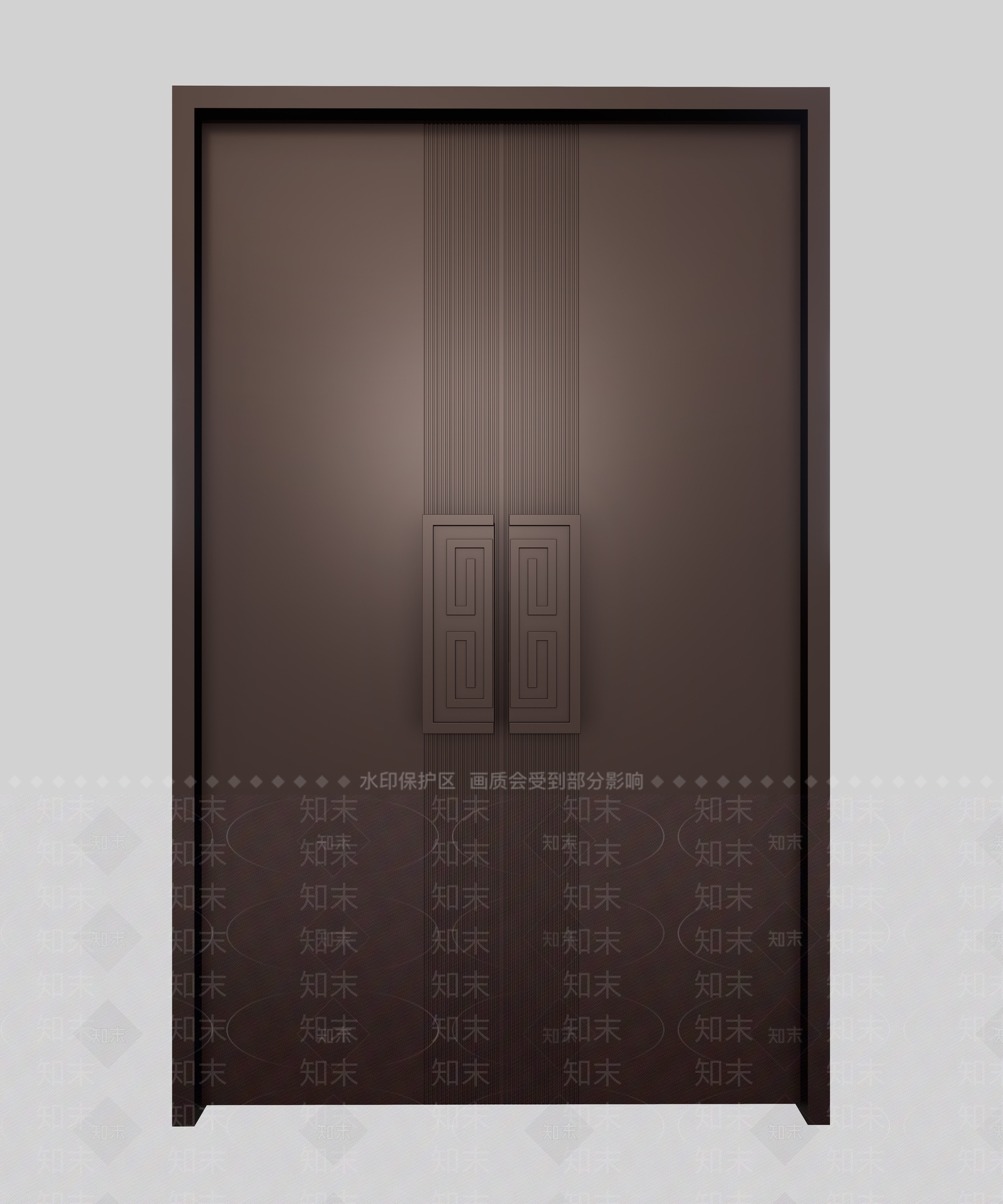 现代双开门3D模型下载【ID:1200549683】
