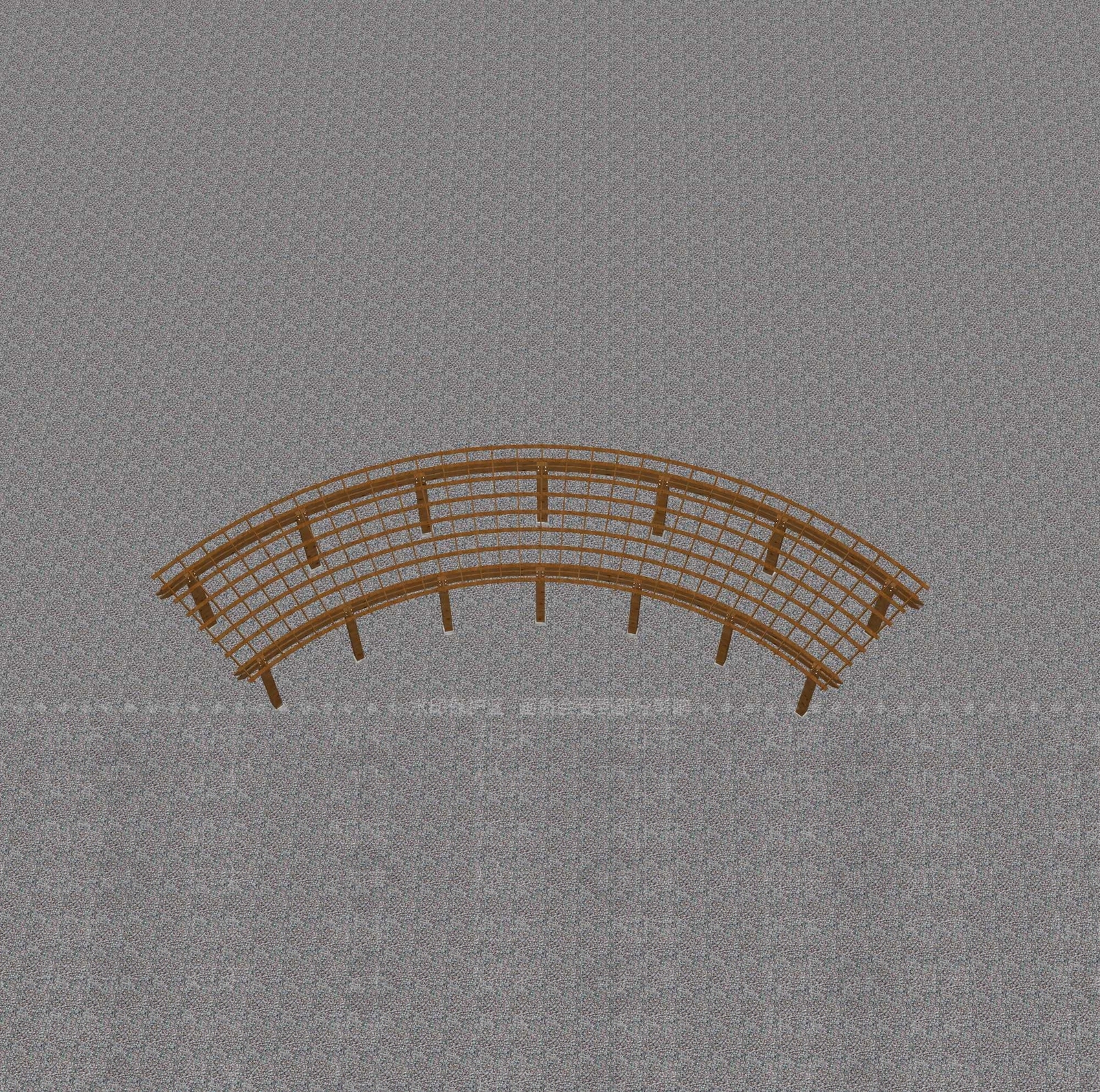 现代廊架SU模型下载【ID:1200551799】