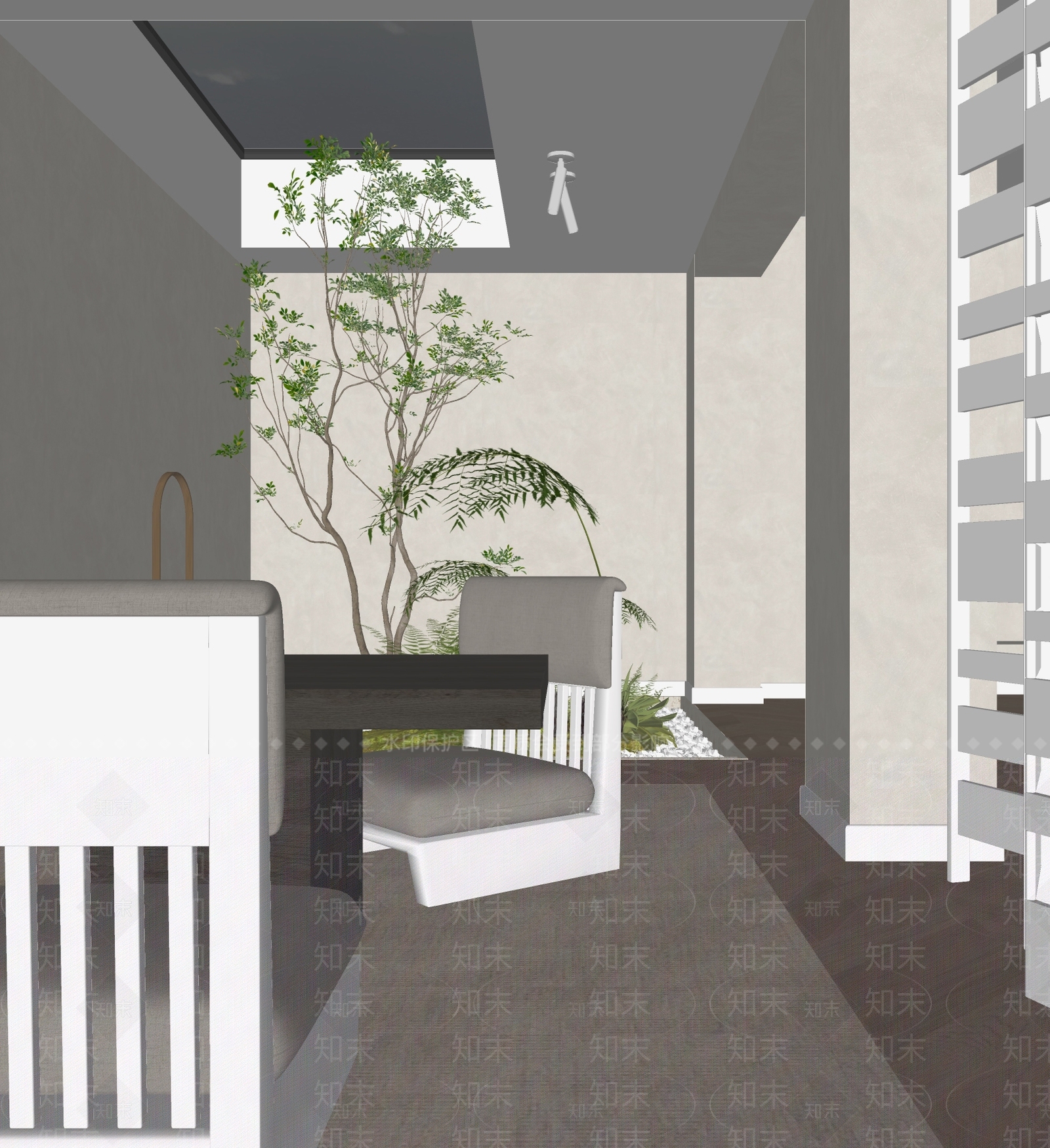 现代茶室SU模型下载【ID:1200557713】