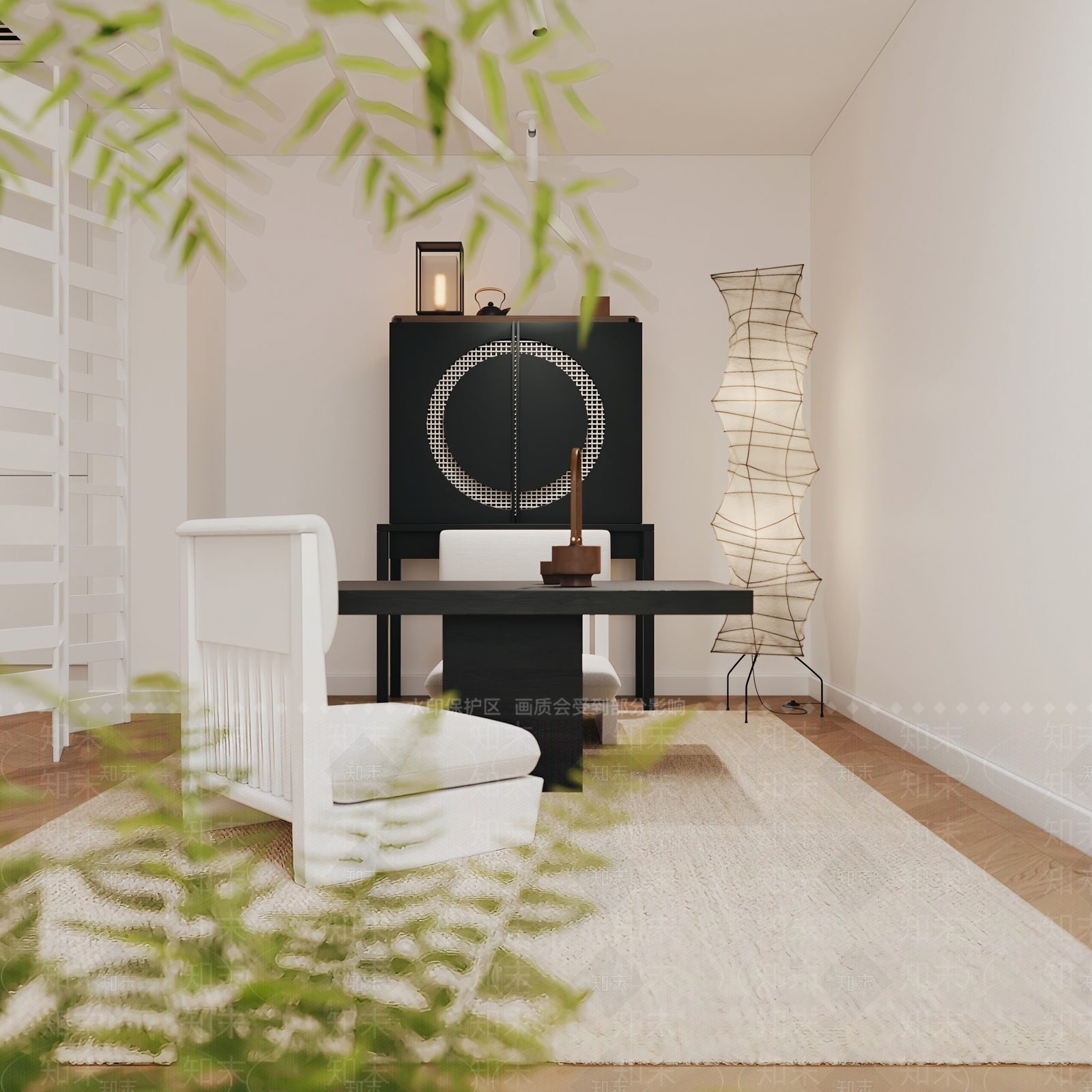 现代茶室SU模型下载【ID:1200557713】