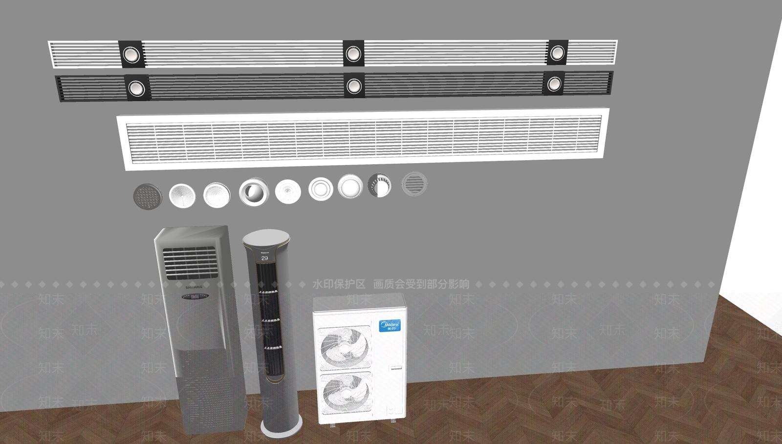 空调SU模型下载【ID:1200559773】