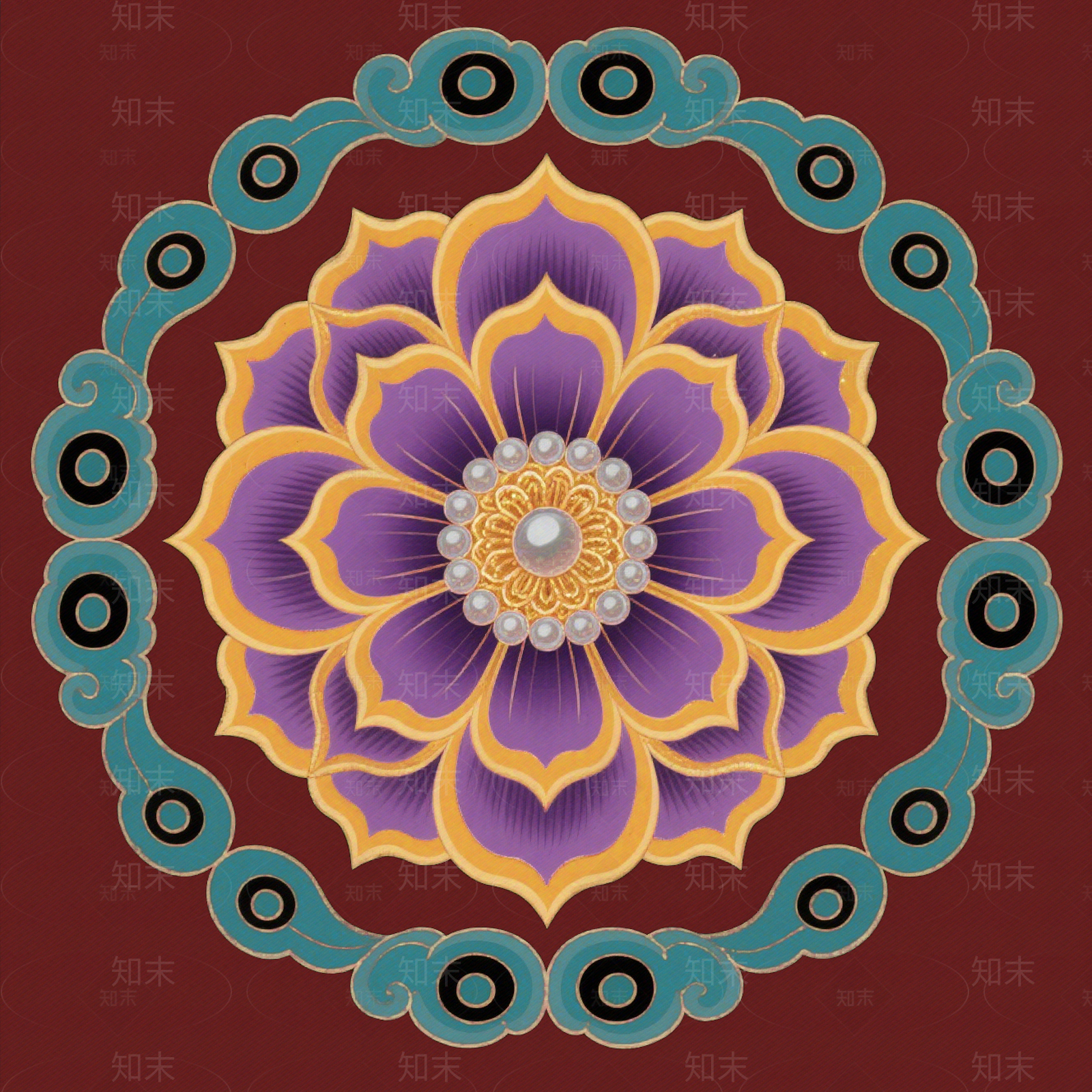 新中式中式民族图案贴图下载【ID:1200564372】