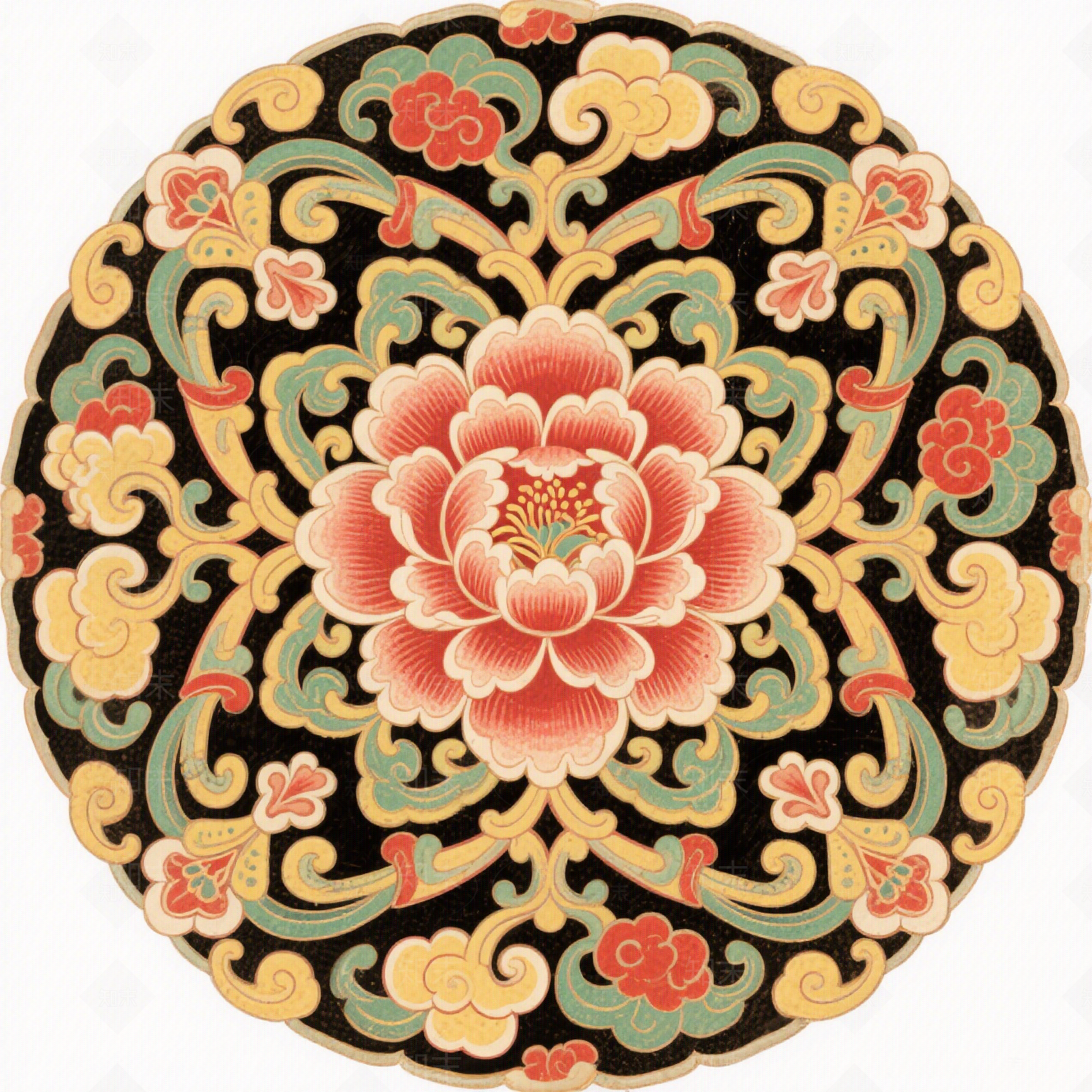 新中式中式传统纹样贴图下载【ID:1200565781】