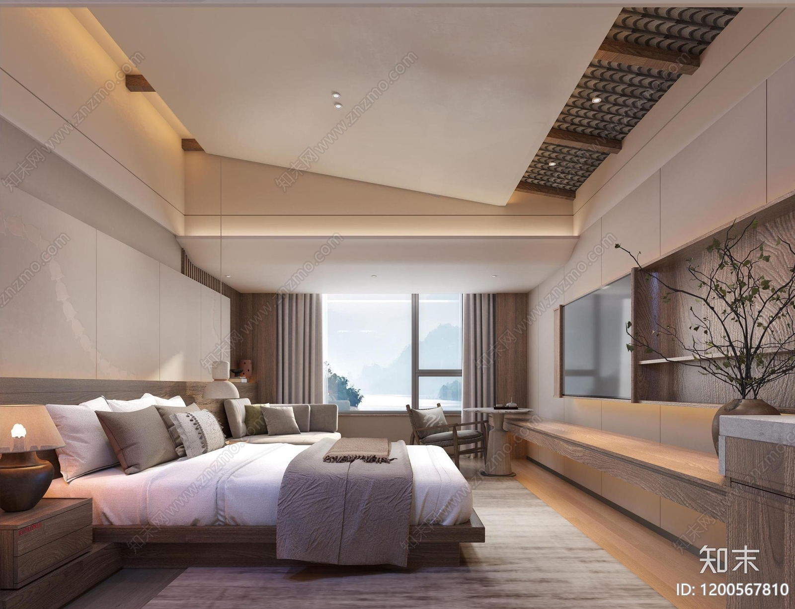 现代中式酒店下载【ID:1200567810】
