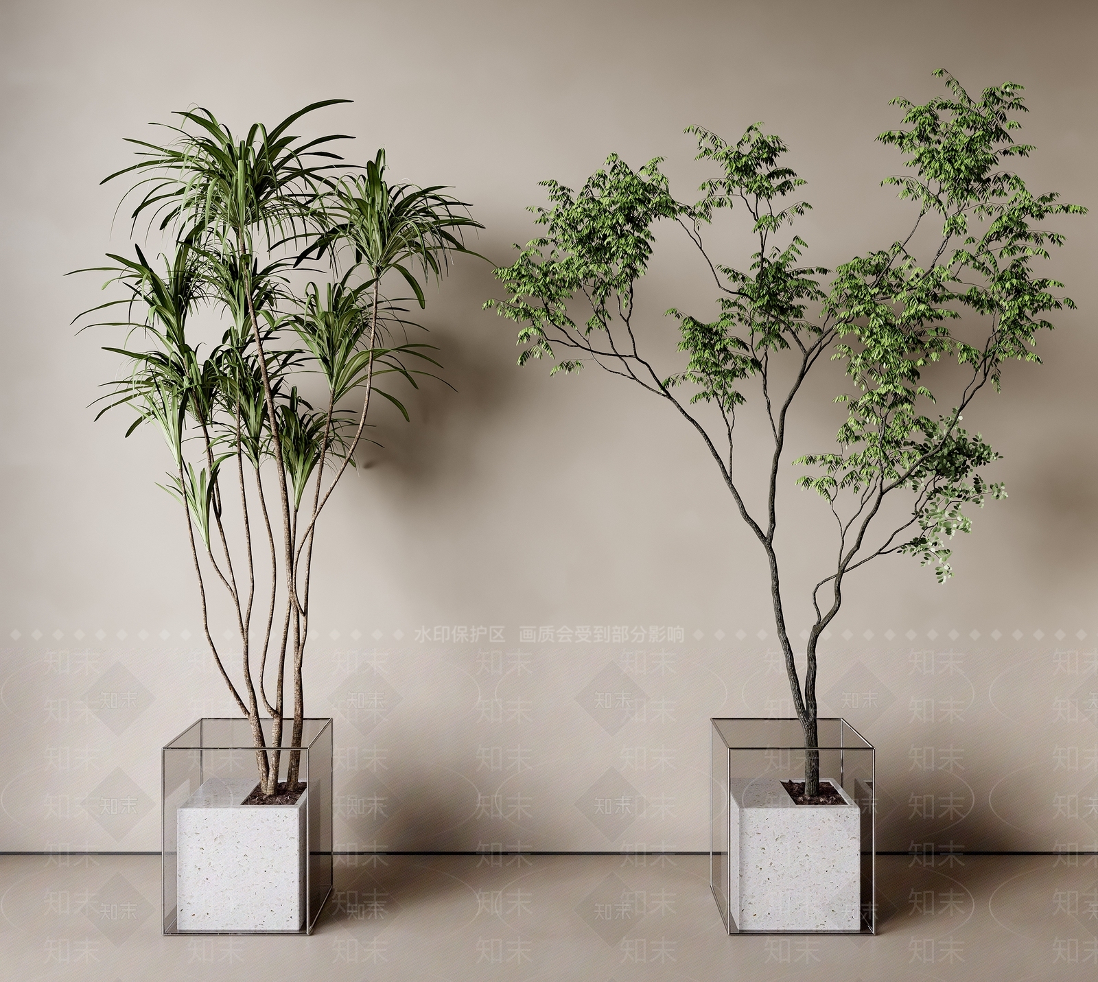 盆栽3D模型下载【ID:1200569554】