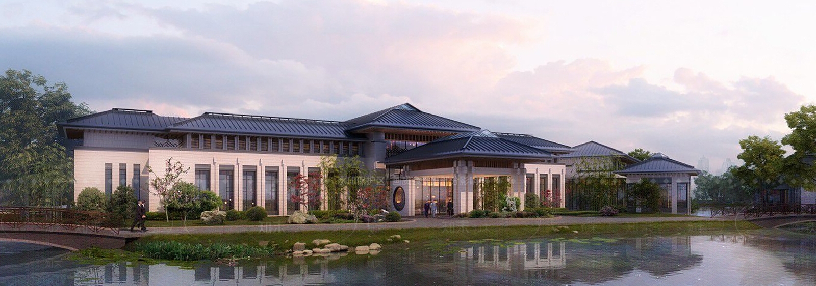 中式其他商业建筑SU模型下载【ID:1200574531】