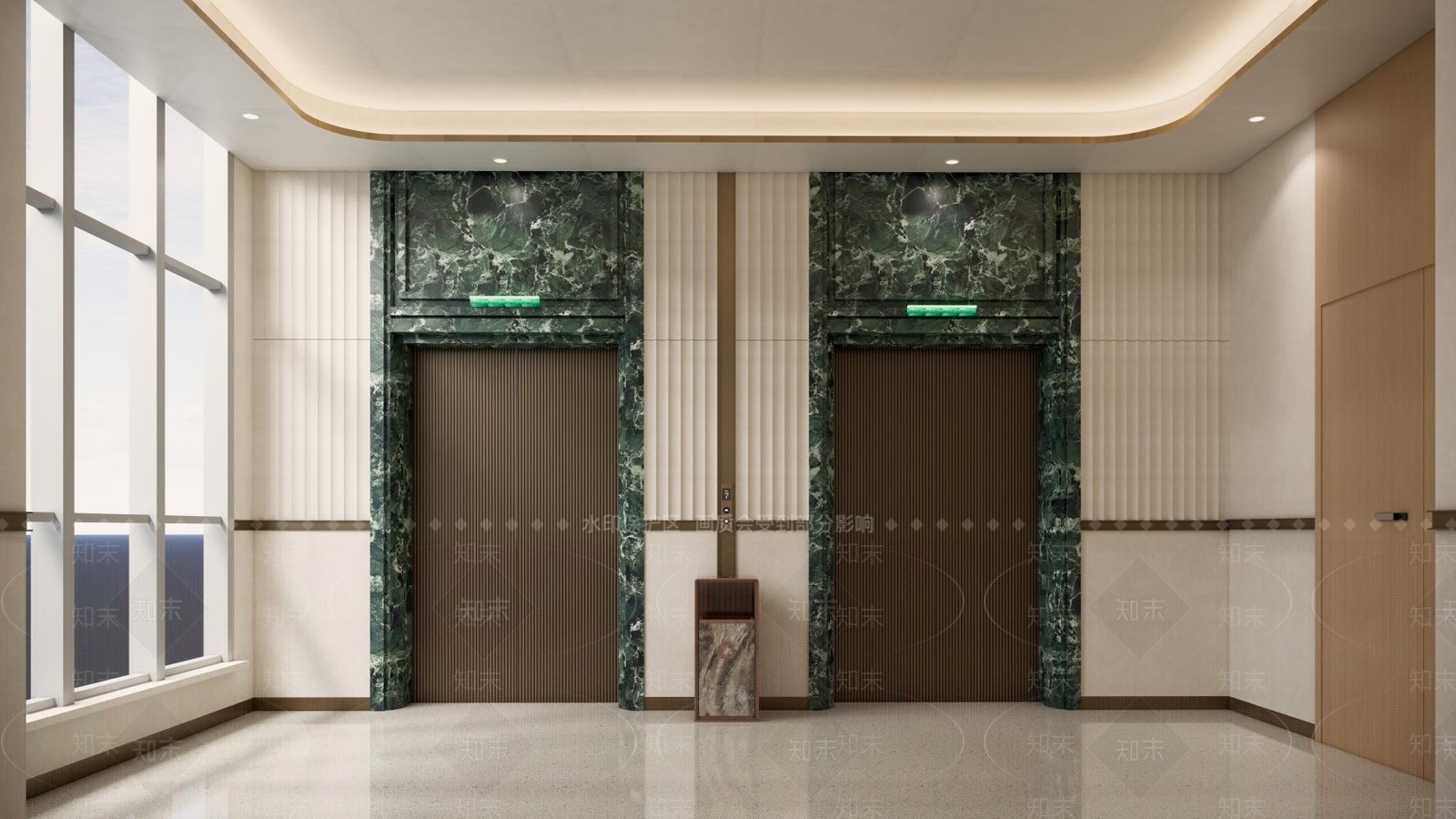 现代轻奢其他酒店空间SU模型下载【ID:1200576086】