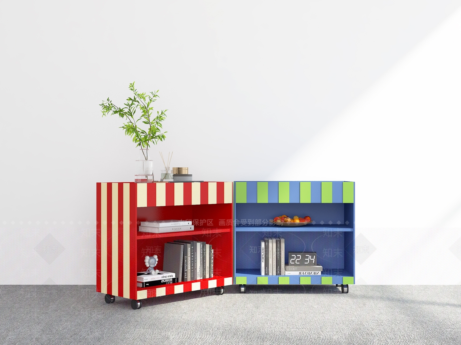 现代餐边柜3D模型下载【ID:1200576127】