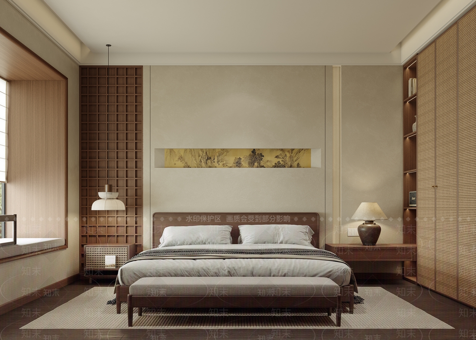 中式中古宋式卧室3D模型下载【ID:1200578122】