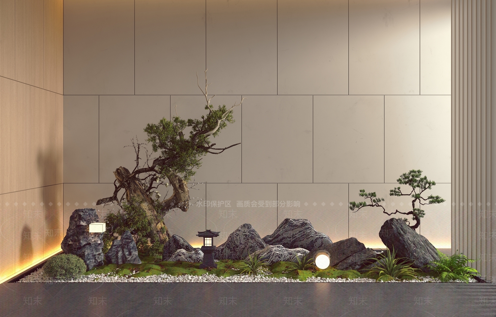 现代其他景观小品SU模型下载【ID:1200582777】