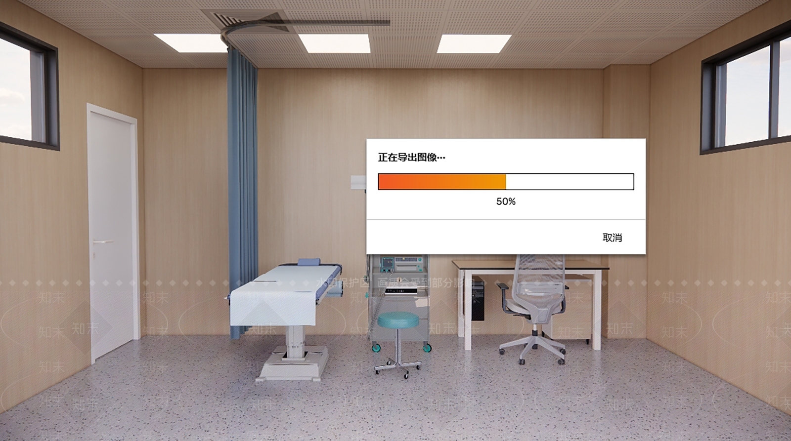 现代医院SU模型下载【ID:1200583457】