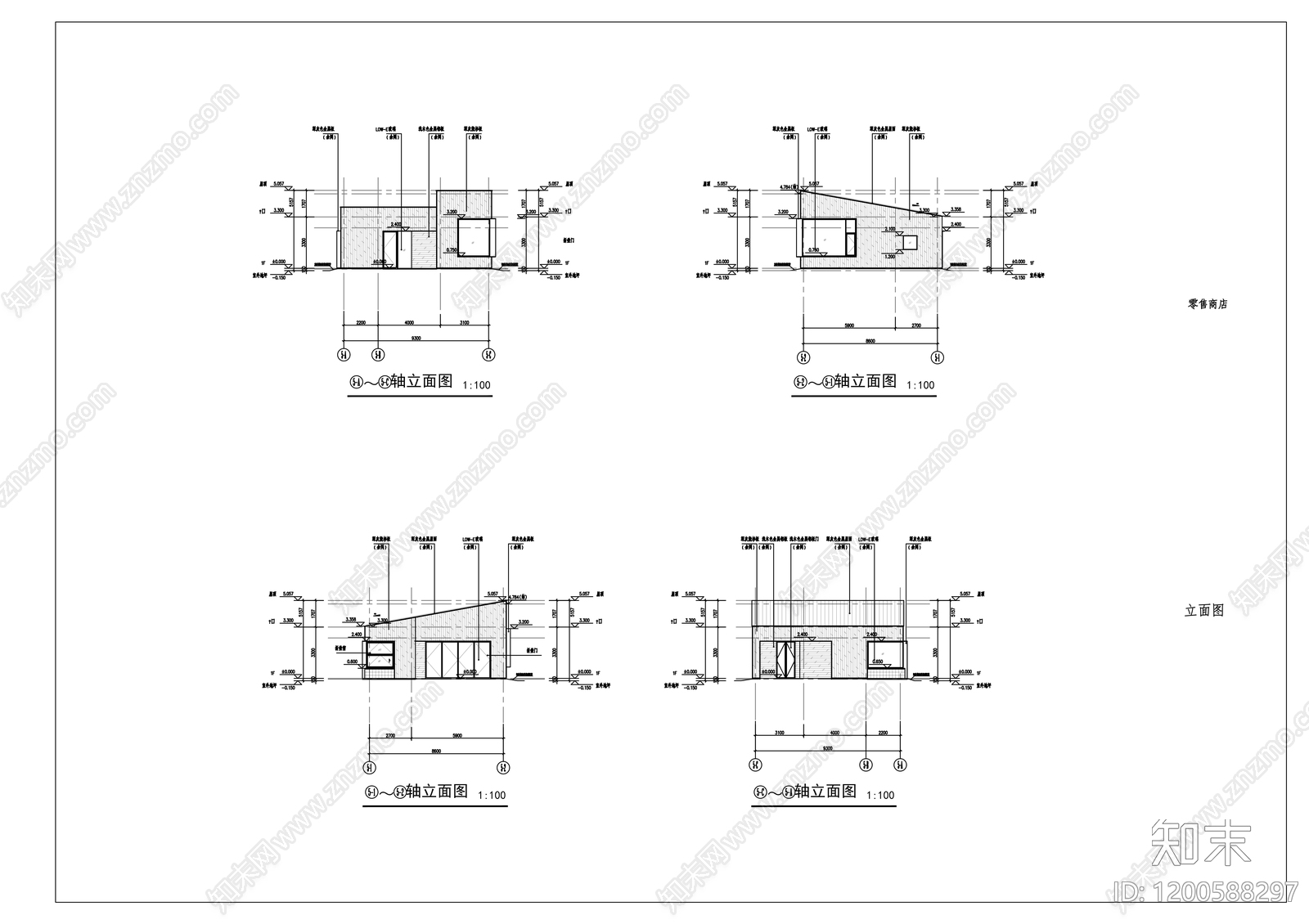 现代其他商业建筑施工图下载【ID:1200588297】