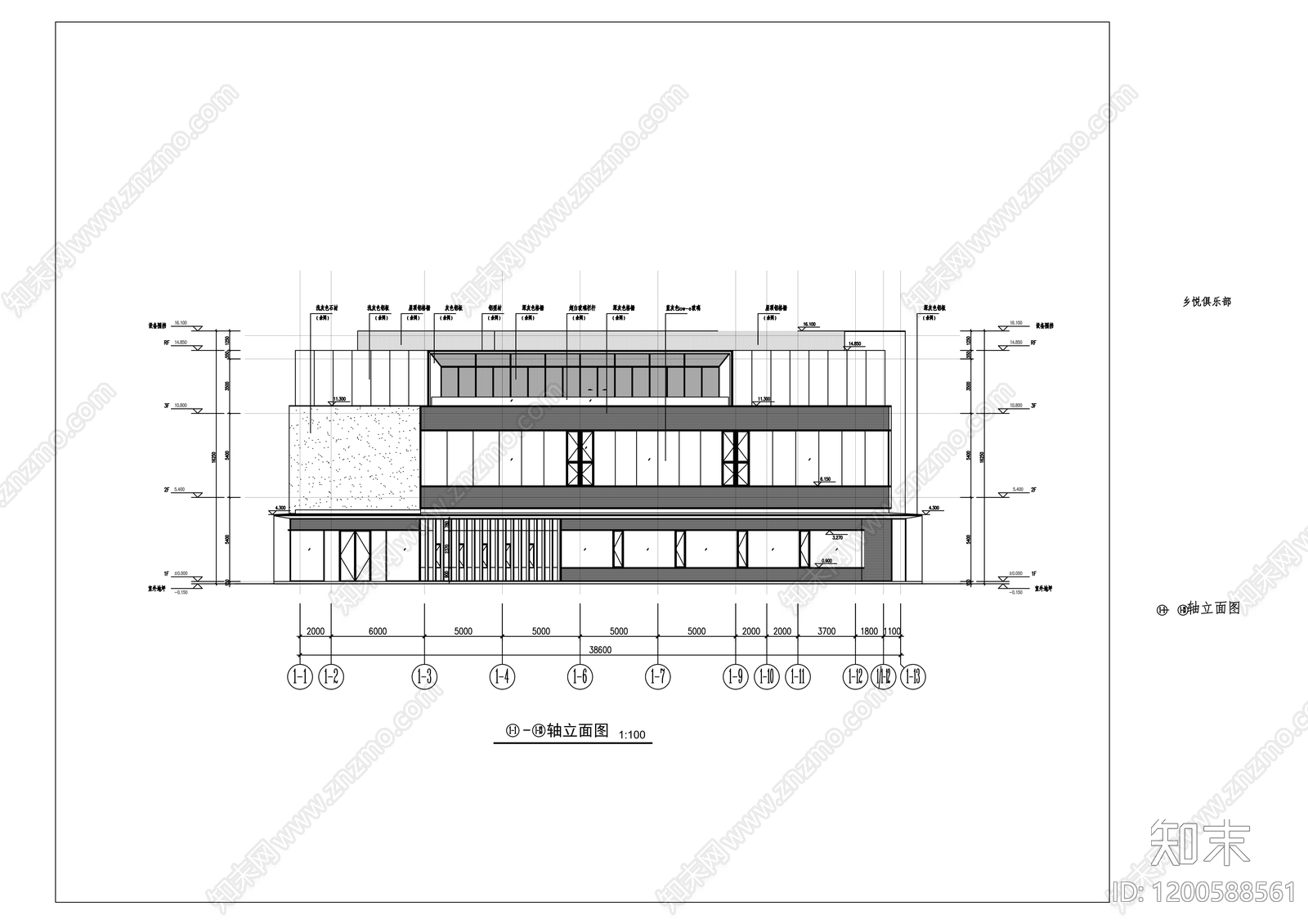娱乐建筑施工图下载【ID:1200588561】