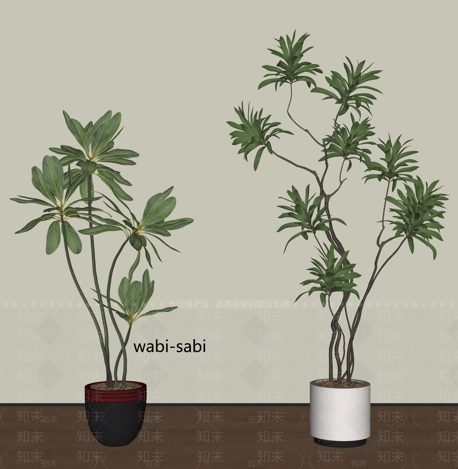 盆栽SU模型下载【ID:1200589350】