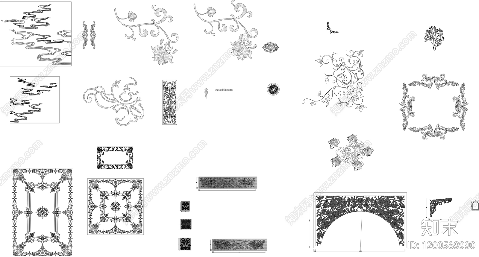 法式其他图库施工图下载【ID:1200589990】