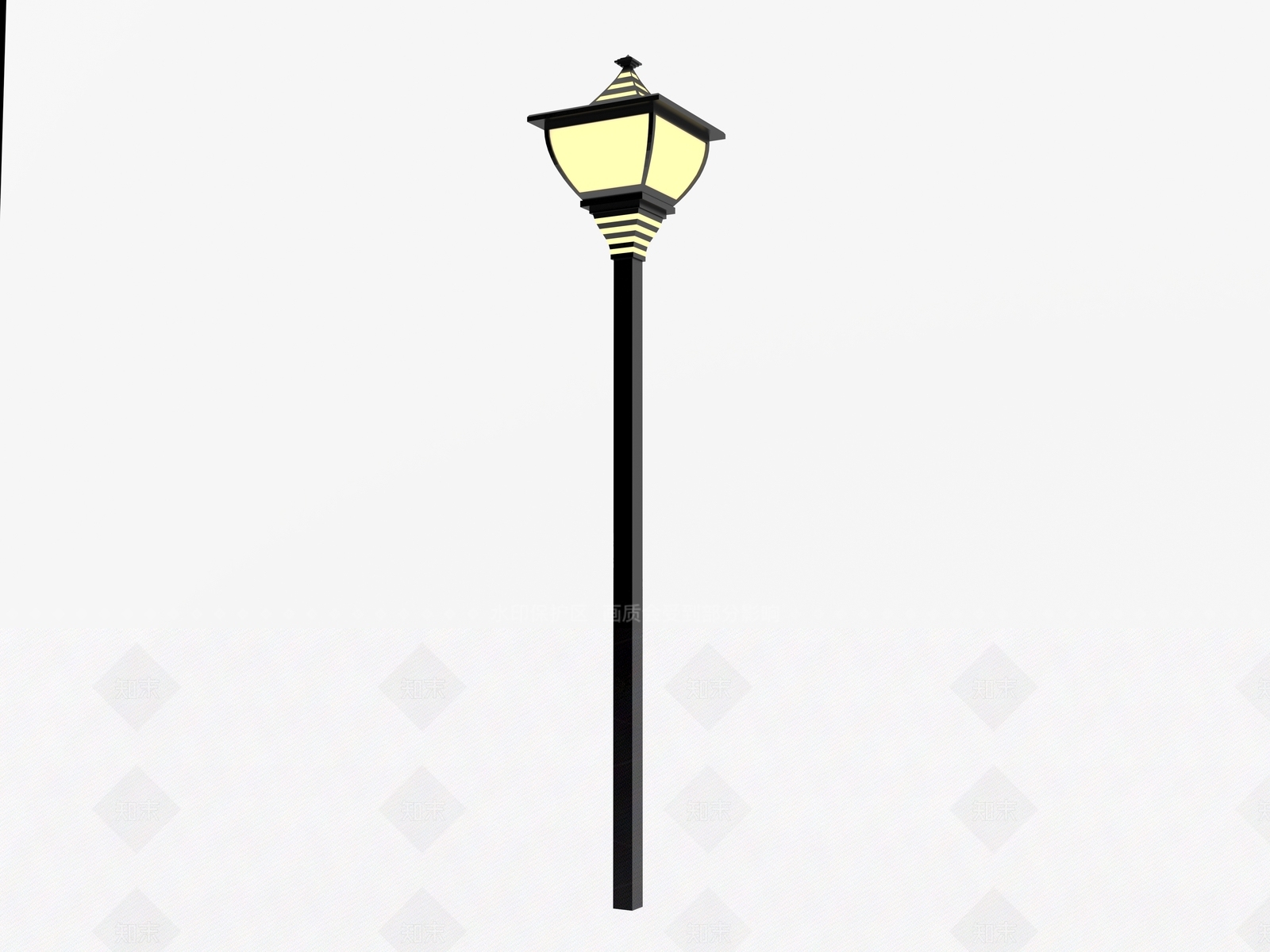 现代路灯3D模型下载【ID:1200591056】