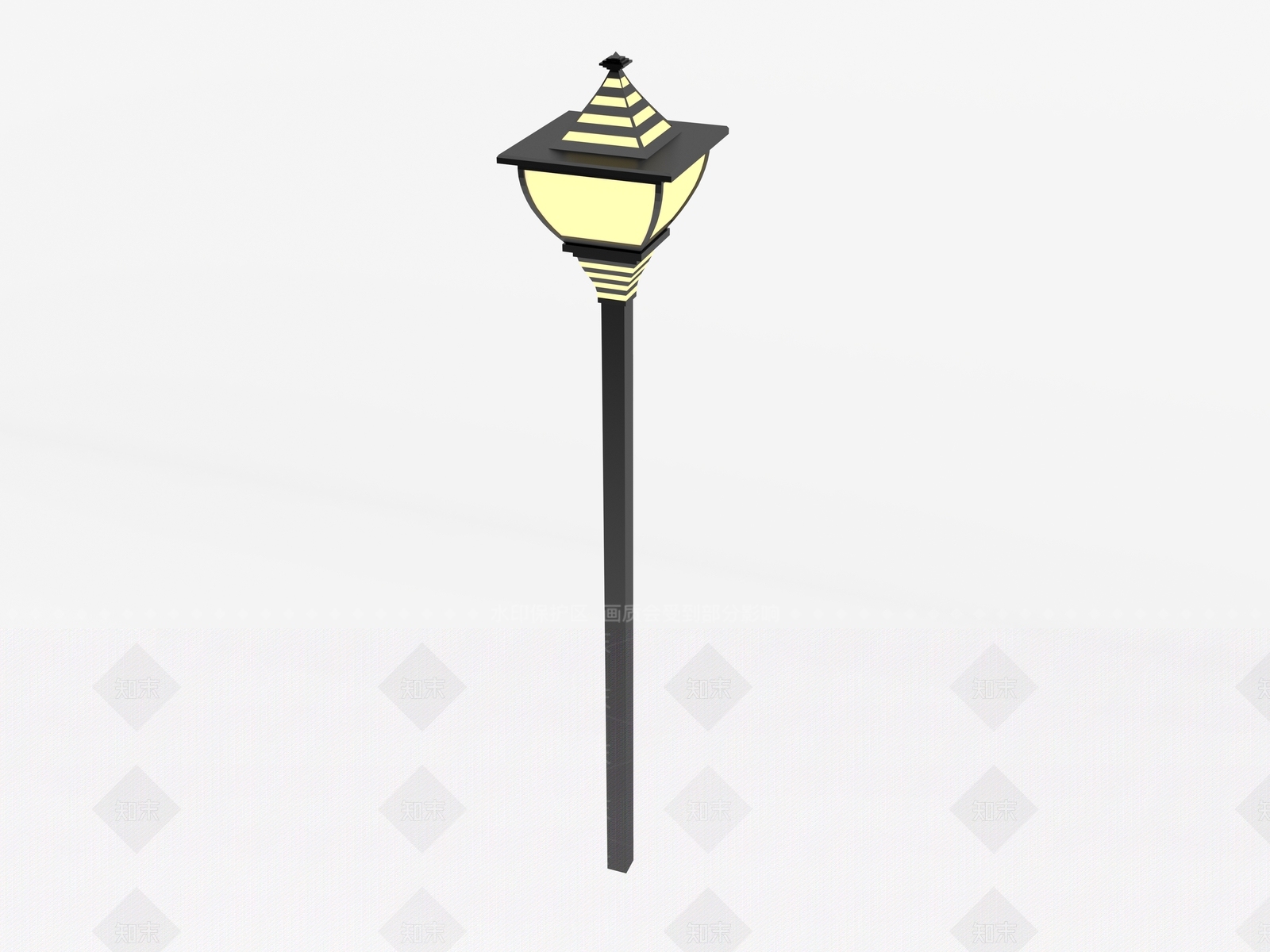 现代路灯3D模型下载【ID:1200591056】