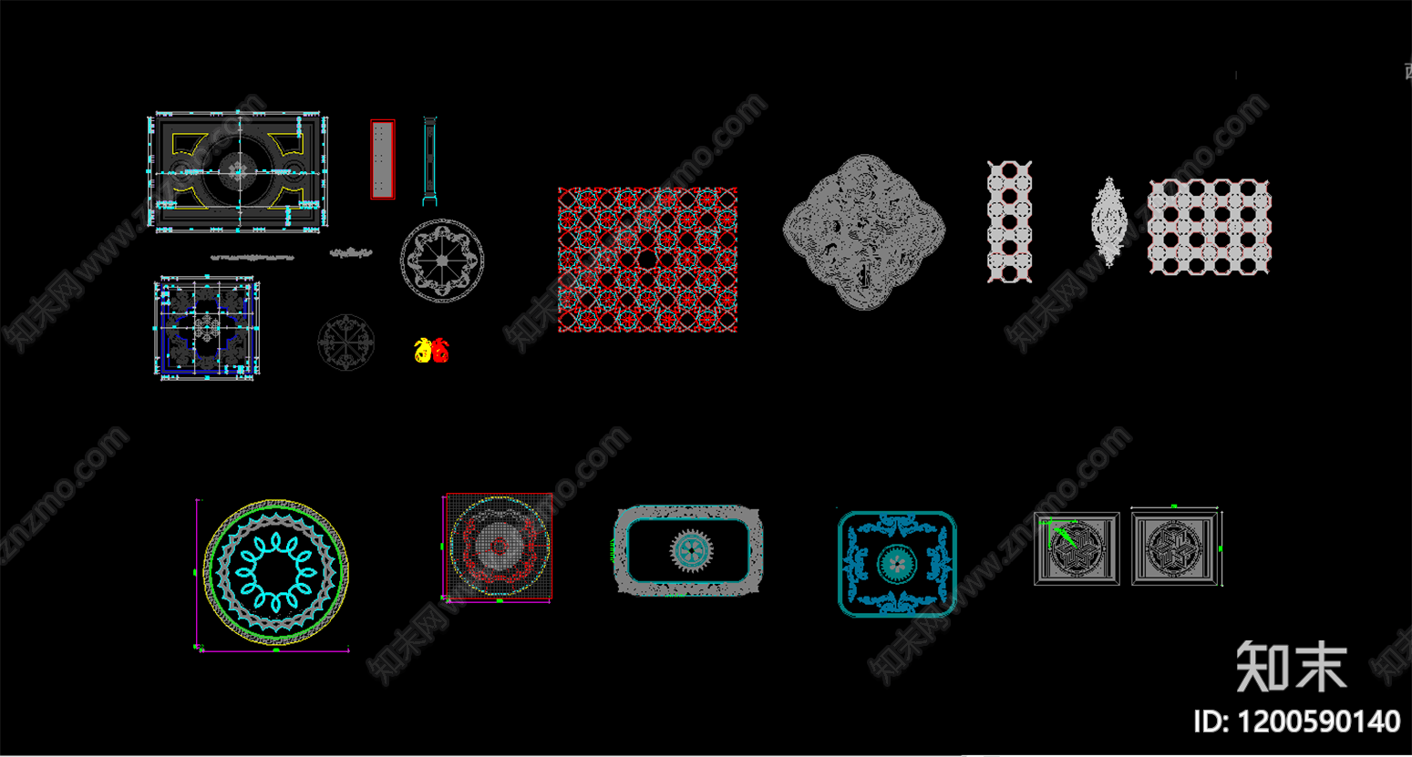 法式其他图库施工图下载【ID:1200590140】