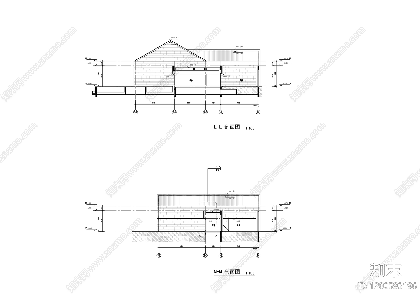 现代其他公共建筑cad施工图下载【ID:1200593196】