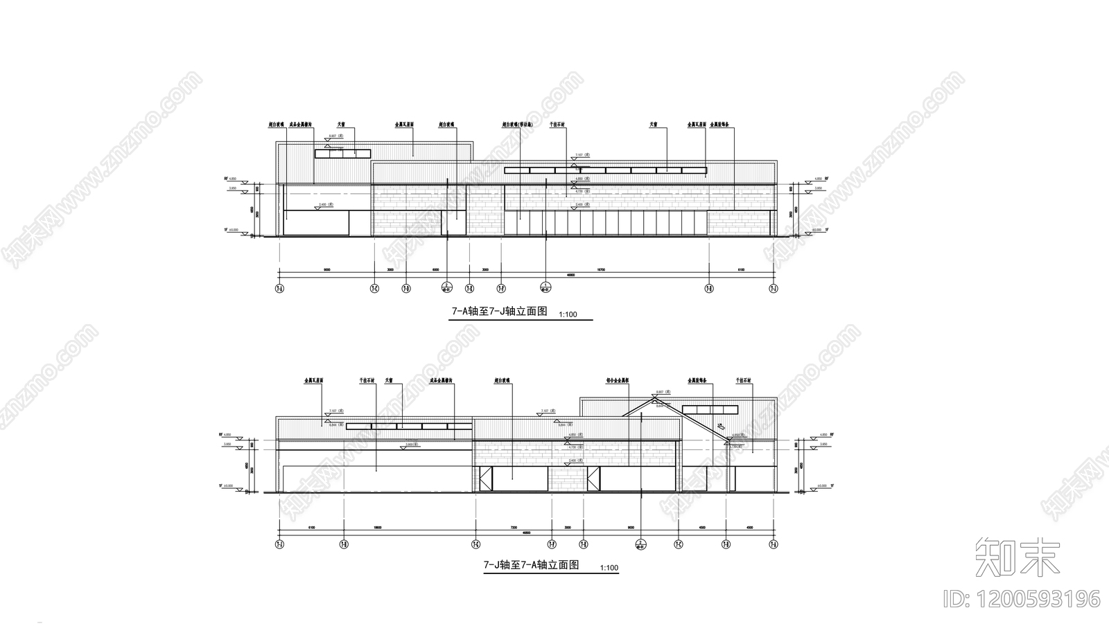 现代其他公共建筑cad施工图下载【ID:1200593196】