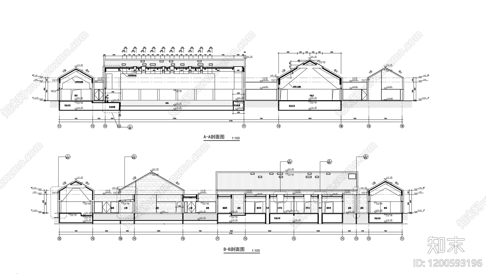 现代其他公共建筑cad施工图下载【ID:1200593196】