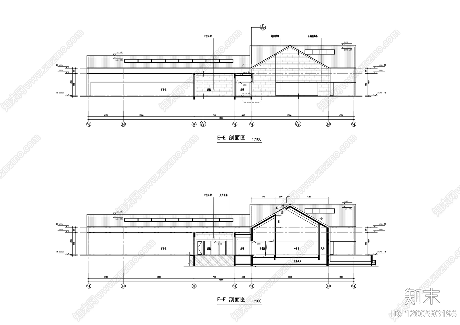 现代其他公共建筑cad施工图下载【ID:1200593196】
