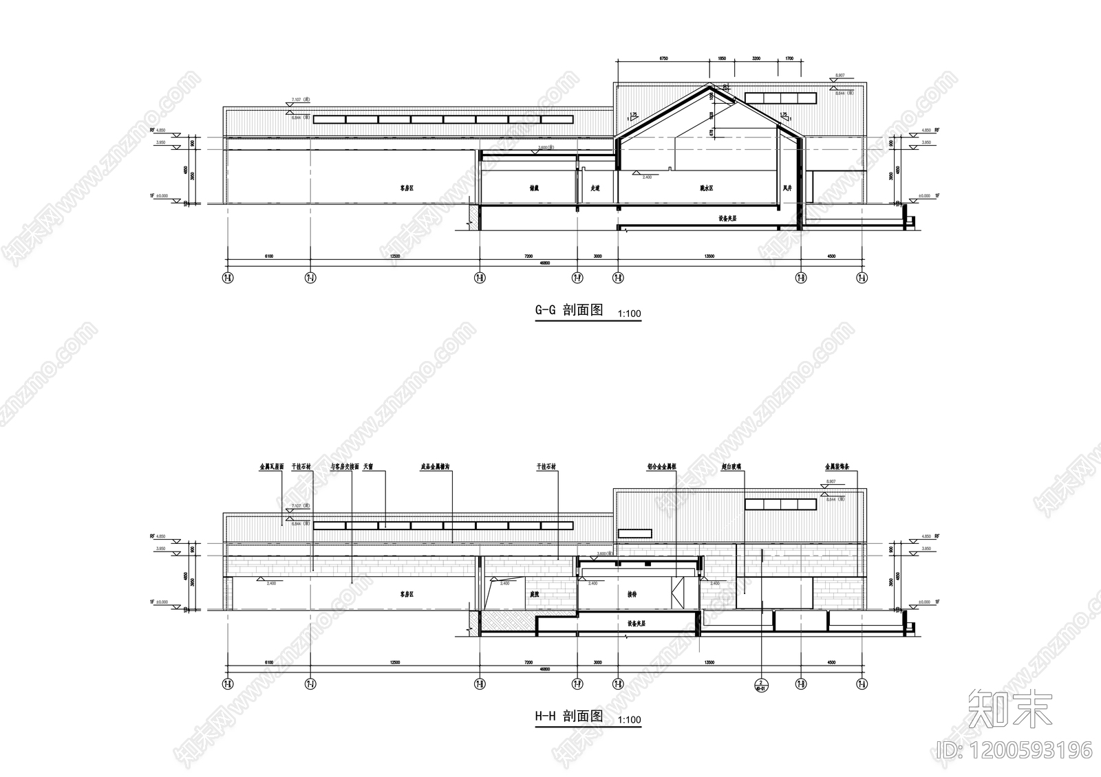 现代其他公共建筑cad施工图下载【ID:1200593196】