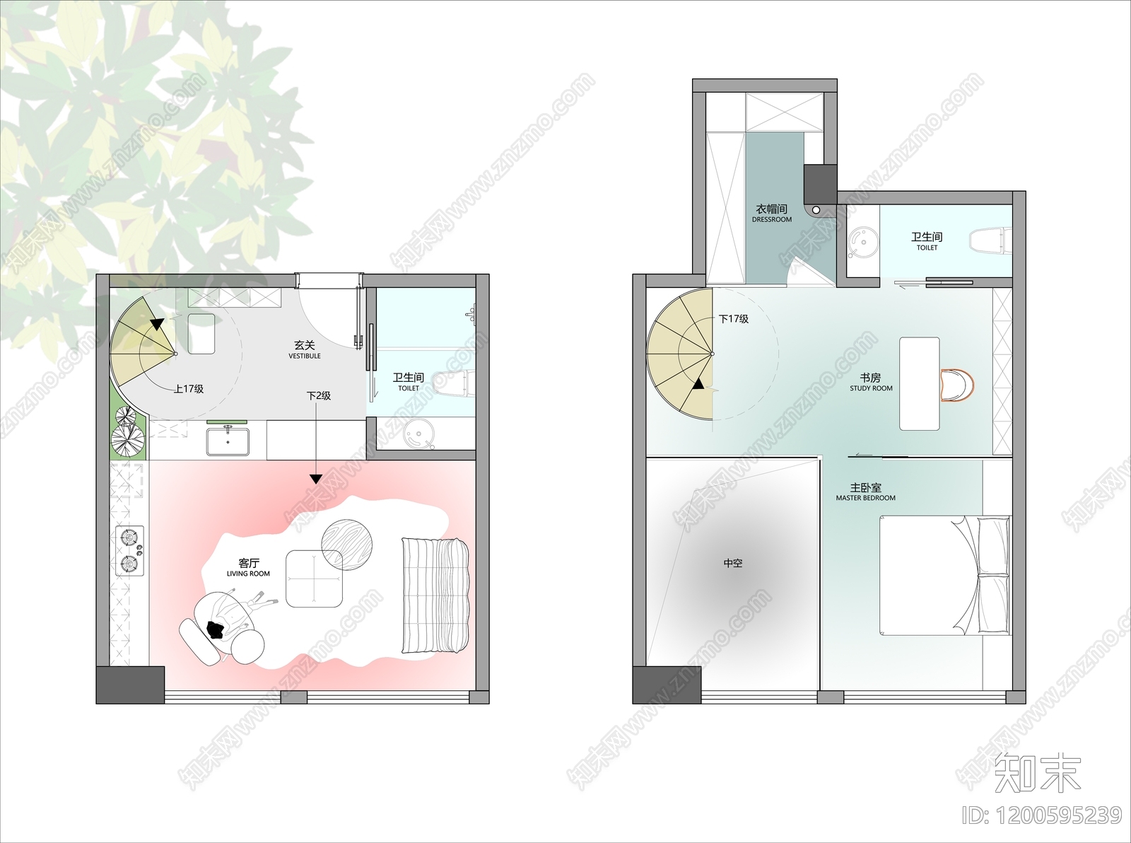 复式公寓施工图下载【ID:1200595239】