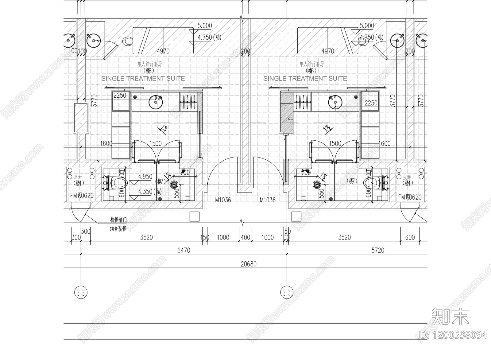 中式其他商业建筑cad施工图下载【ID:1200598094】
