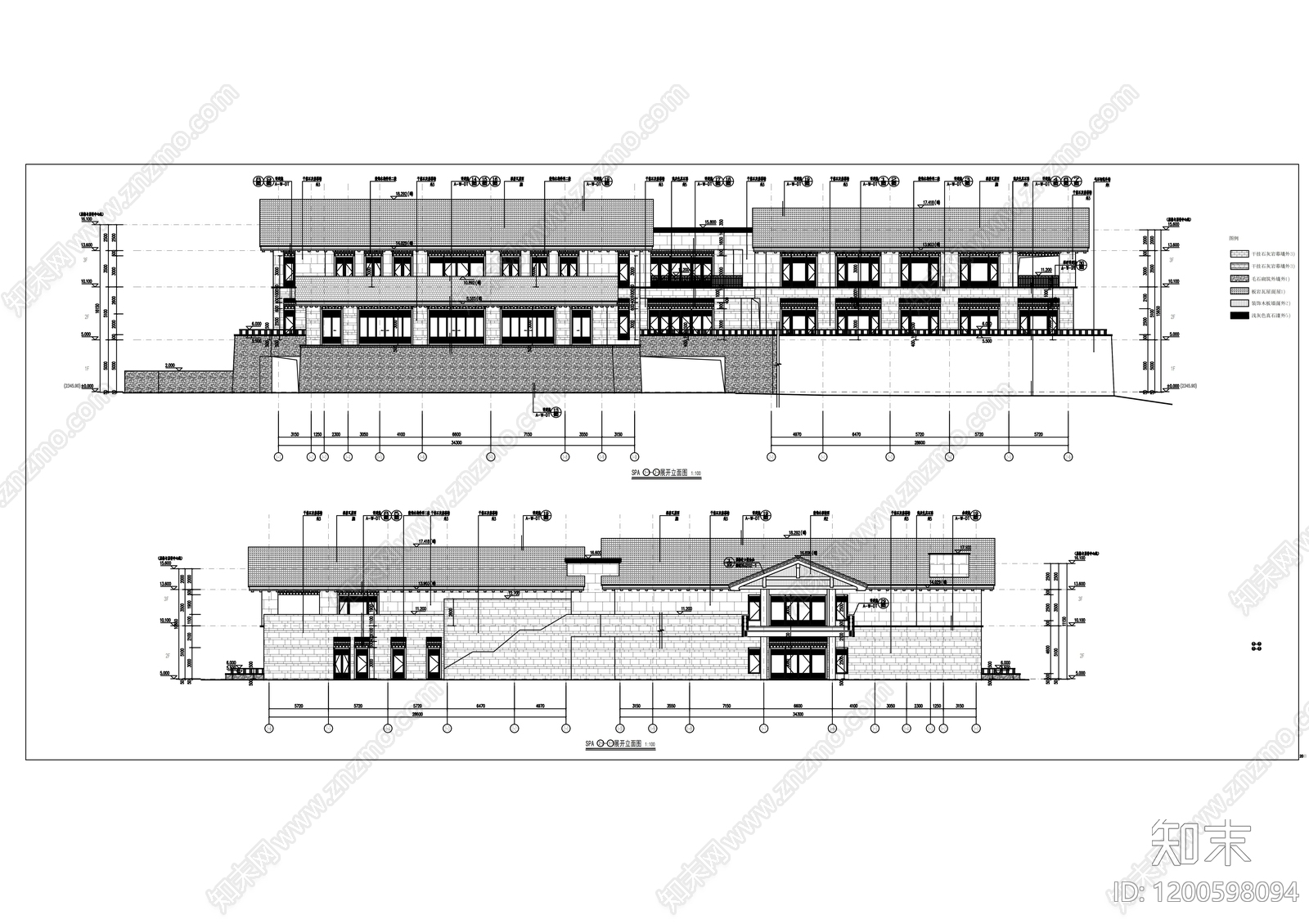 中式其他商业建筑施工图下载【ID:1200598094】
