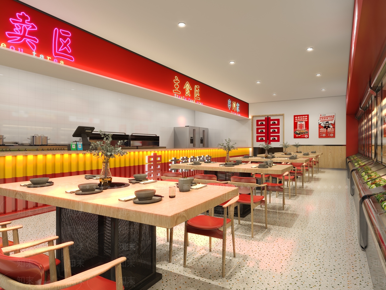 现代烧烤店3D模型下载【ID:1200601416】