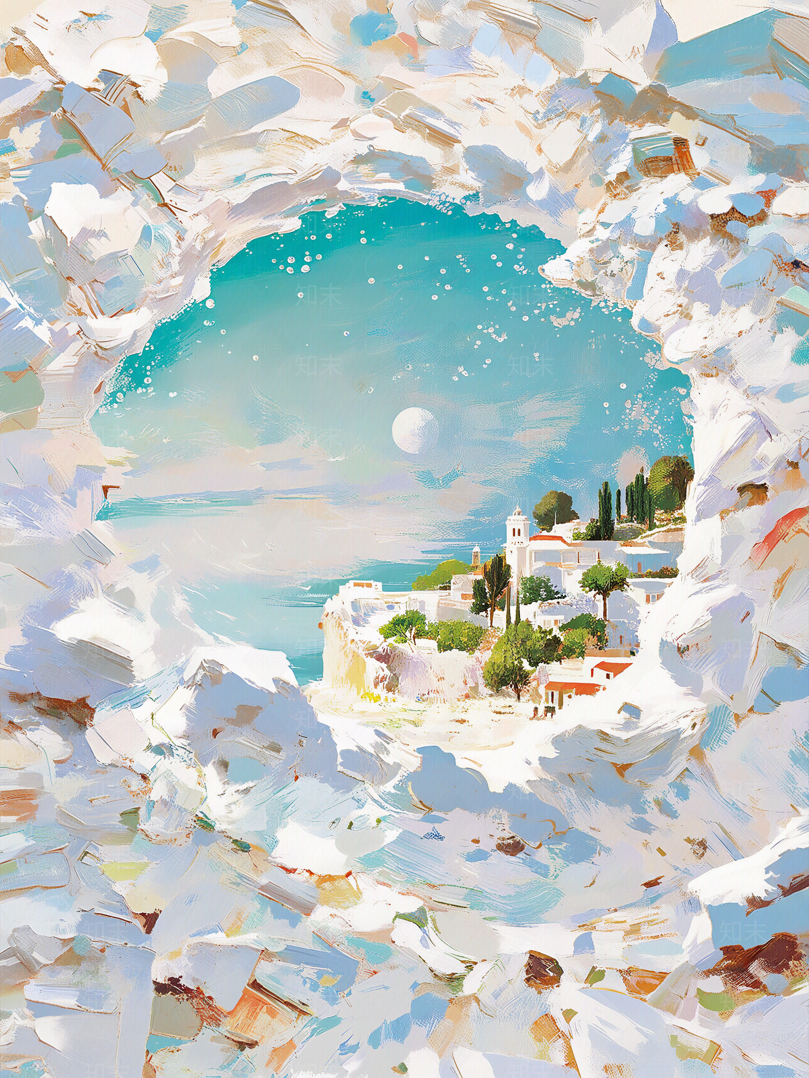 油画高清贴图材质