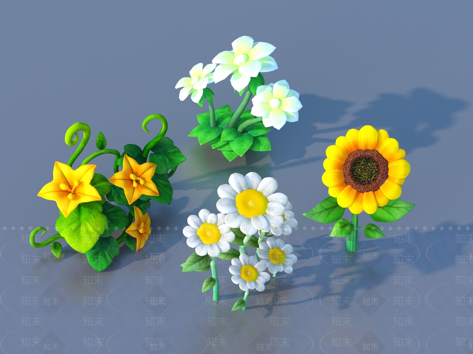 花草SU模型下载【ID:1200606451】