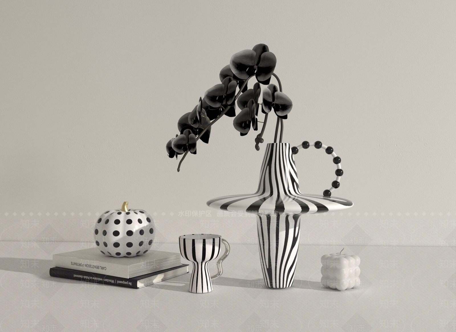 现代花瓶3D模型下载【ID:1200612227】