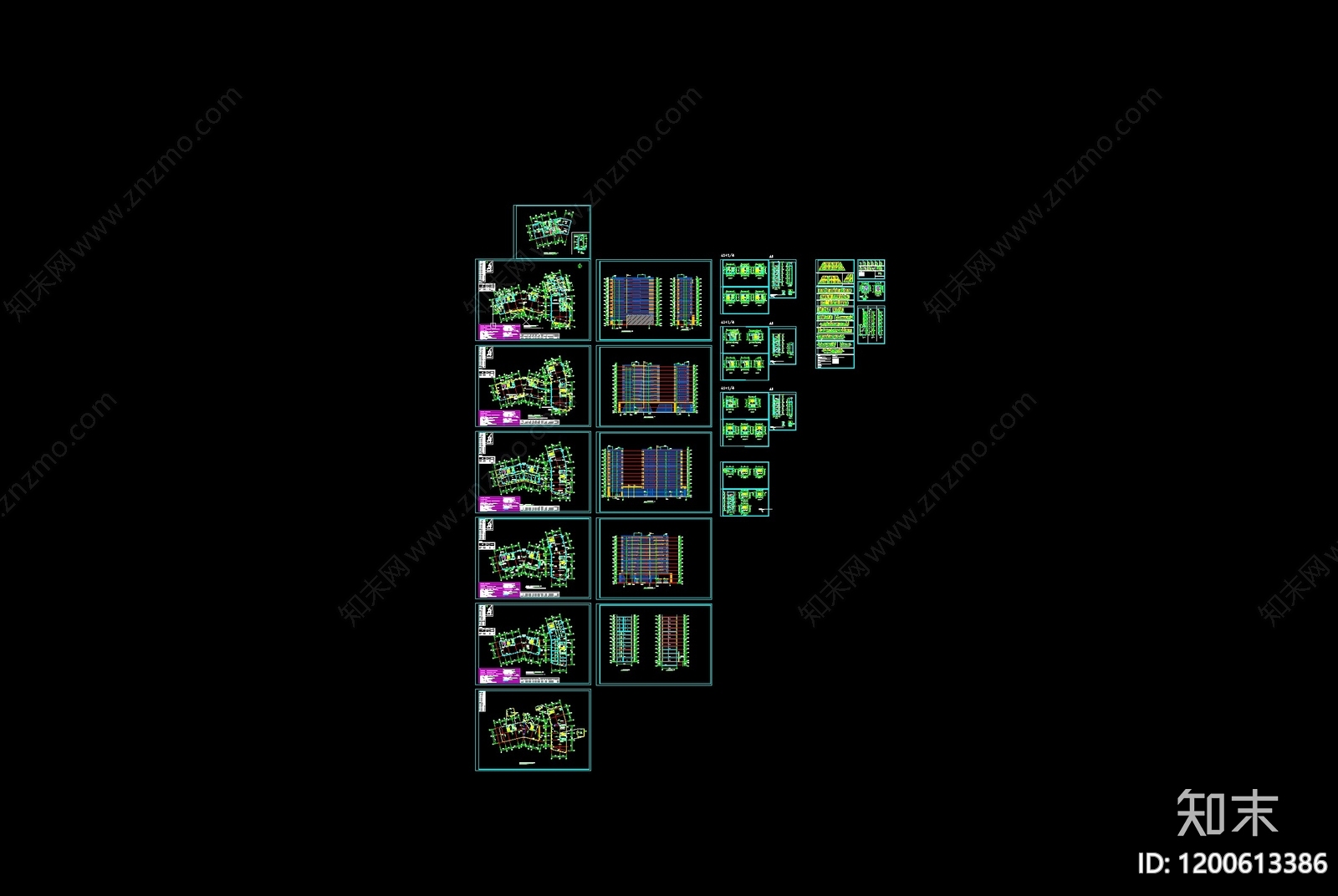 现代其他公共建筑cad施工图下载【ID:1200613386】